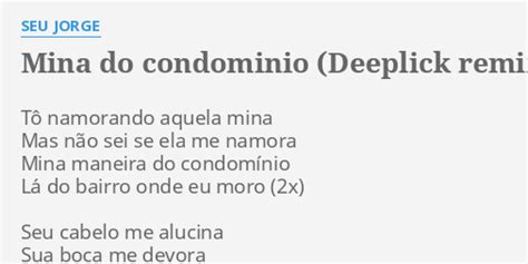 seu jorge to namorando aquela mina